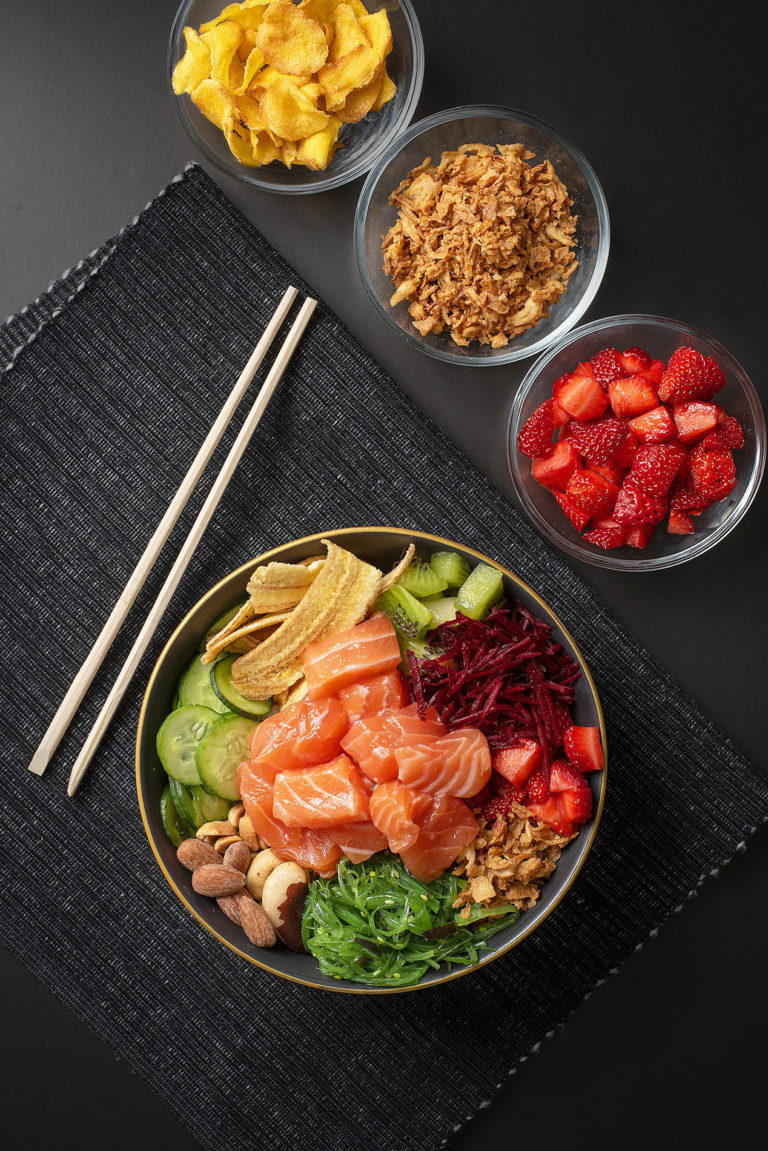 Fotografia Gastronômica para Pokefy em Vinhedo