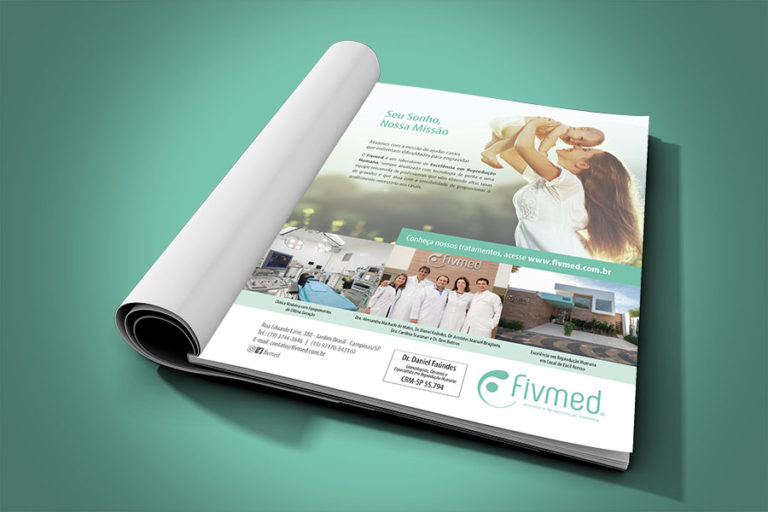 Criação de Anúncio para Revista