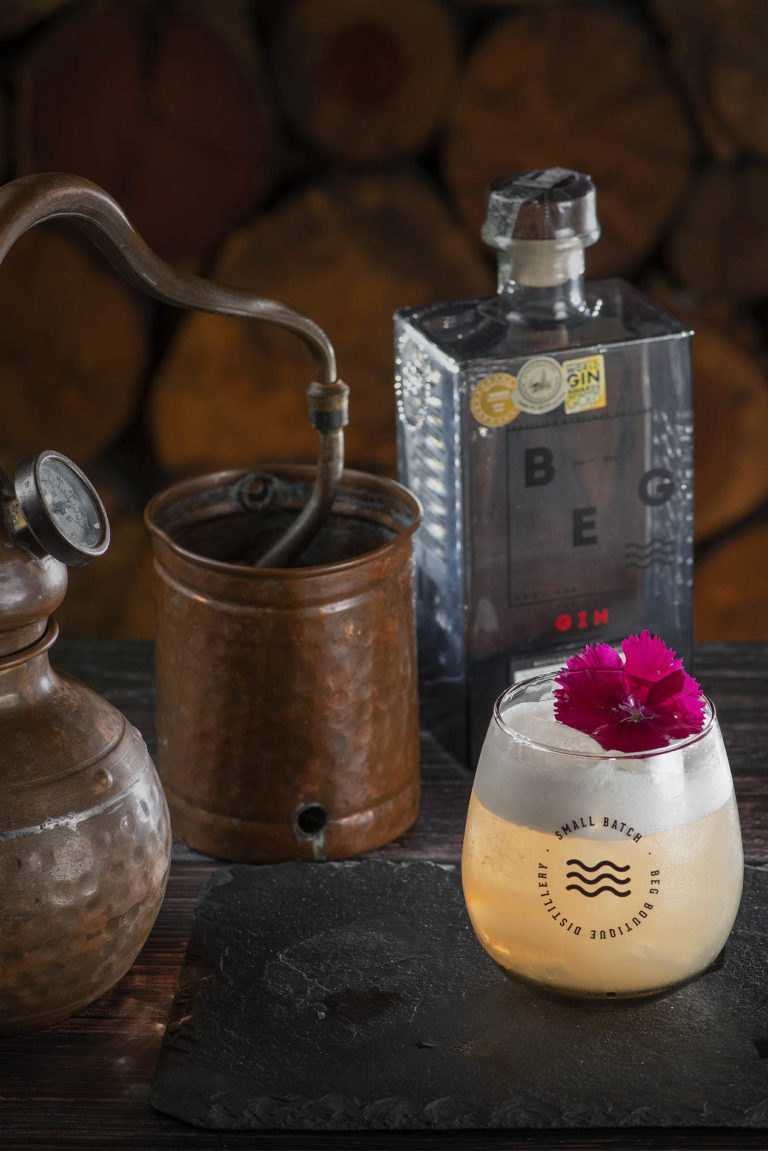 Produção de Fotografia de Drink Beg Gin para Sulina Parrilla & Restaurante