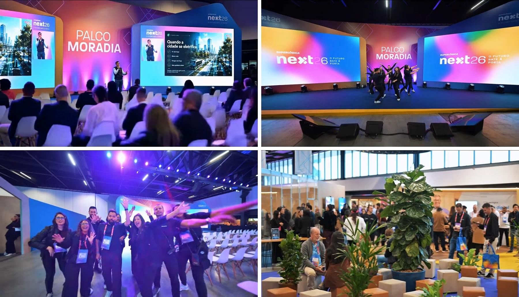 Palcos e equipe da Alma Live Marketing no Superlógica Next 2026