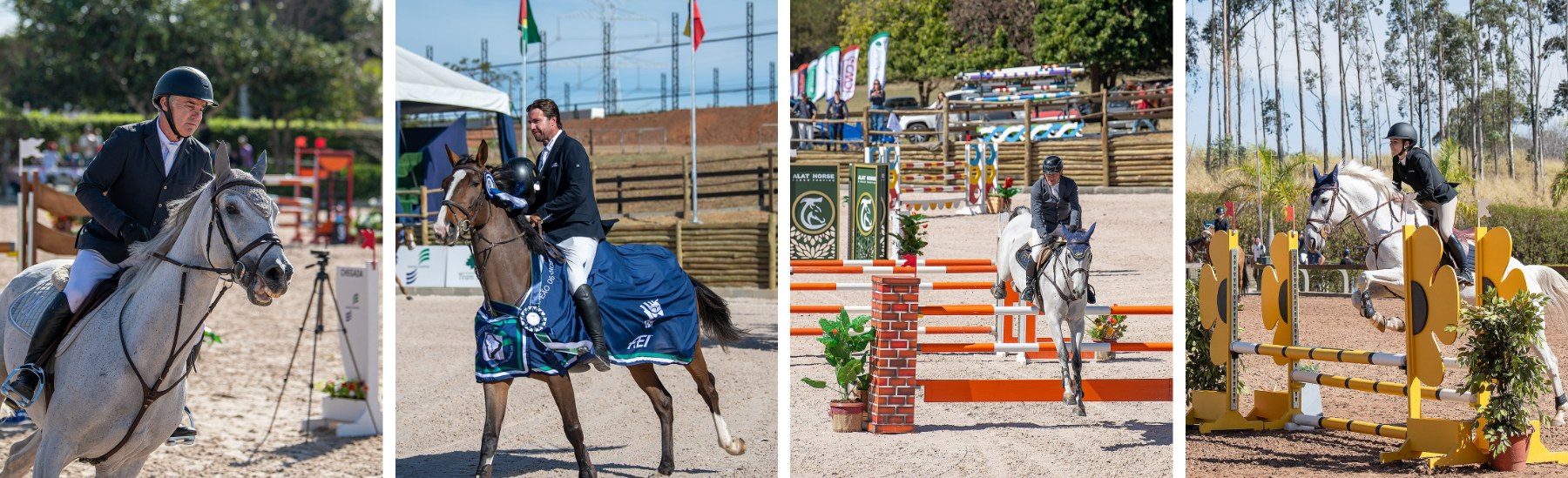 Fotos das provas de salto no Campeonato Sul Americano de Cavalos Novos