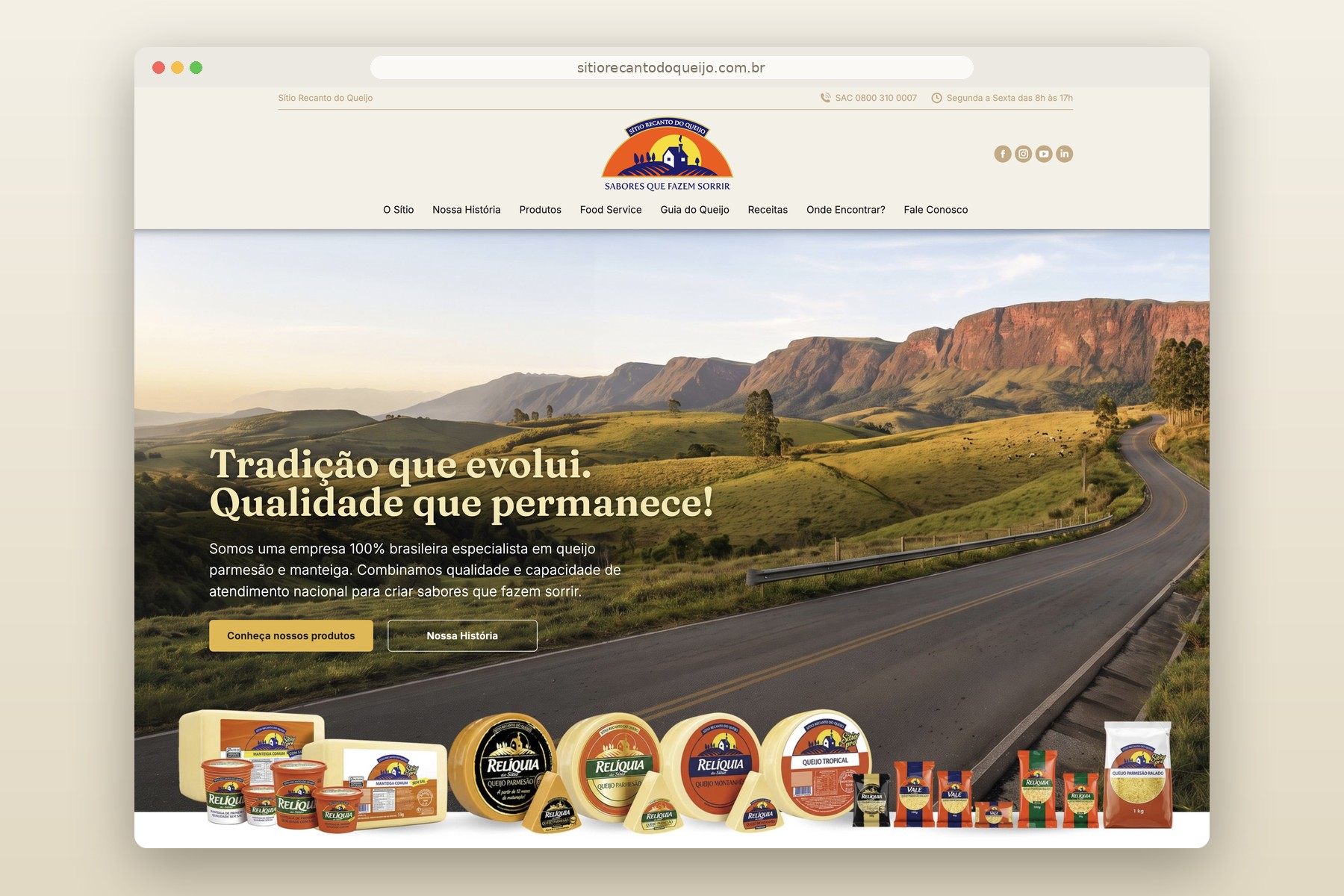 Home do novo site do Sítio Recanto do Queijo Home do novo site do Sítio Recanto do Queijo